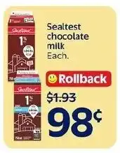 Walmart Sealtest chocolate milk offer