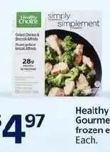 Walmart Healthy Choice Grilled Chicken & Broccoli Alfredo offer
