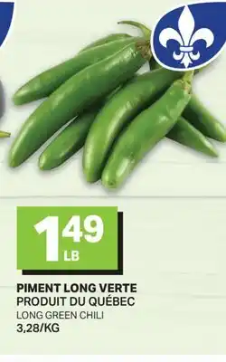 L'Intermarché PIMENT LONG VERTE | LONG GREEN CHILI offer