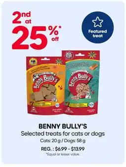 Mondou BENNY BULLY'S Selected treats for cats or dogs offer