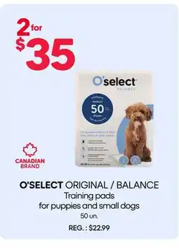 Mondou O'SELECT ORIGINAL / BALANCE Training pads for puppies and small dogs offer