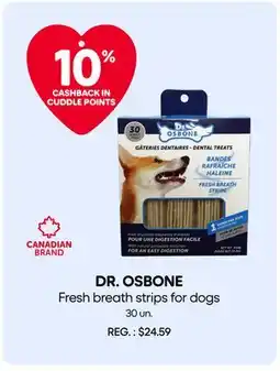 Mondou DR. OSBONE Fresh breath strips for dogs offer