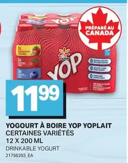 L'Intermarché YOGOURT À BOIRE YOP | DRINKABLE YOGURT offer