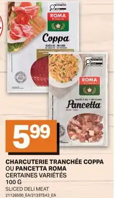 L'Intermarché CHARCUTERIE TRANCHEE COPPA OU PANCETTA ROMA | SLICED DELI MEAT offer