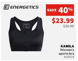 Sports Experts ENERGETICS KAMILA Women's sports bra offer