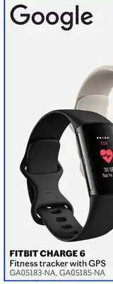 Sports Experts GOOGLE FITBIT CHARGE 6 Fitness tracker with GPS offer