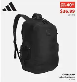 Sports Experts ADIDAS ORIGINALS OVERLAND Urban backpack offer