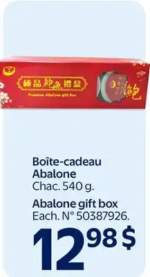 Walmart Abalone gift box offer