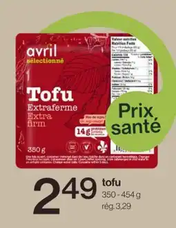 Avril Tofu offer