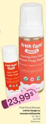 Avril Fresh Faces Skincare crème visage ou mousse nettoyante offer