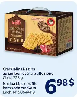 Walmart Naziba black truffle ham soda crackers offer