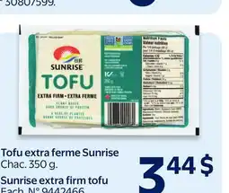 Walmart Sunrise extra firm tofu offer