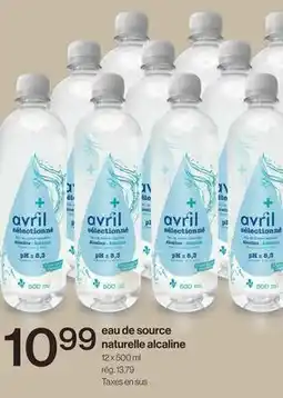 Avril eau de source naturelle alcaline offer