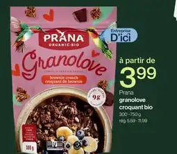 Avril Prana granalove croquant bio offer