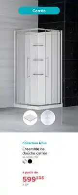 Bath Depot Ensemble de douche carrée Collection Nilus offer