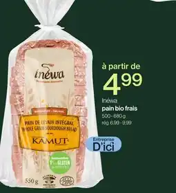 Avril pain bio frais offer