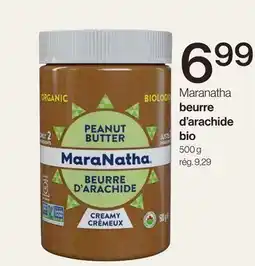Avril Maranatha beurre d'arachide bio offer