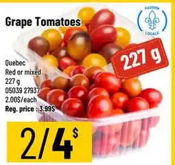 Mayrand Red or Mixed Grape Tomatoes offer