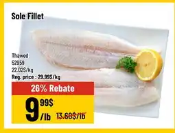 Mayrand Sole Fillet offer