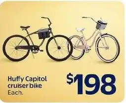 Walmart Huffy Capitol cruiser bike offer