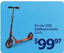 Walmart Kruzer 200 folding scooter offer