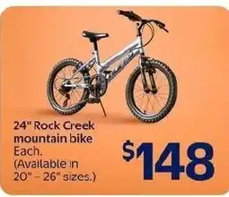 Walmart Rock Creek mountain bike offer