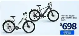 Walmart Phoenix adults' 27.5' electric bike offer