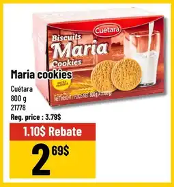 Mayrand Cuétara Maria cookies offer