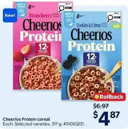 Walmart Cheerios Protein cereal offer