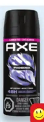 Walmart AXE Body Spray Deodorant or body wash offer