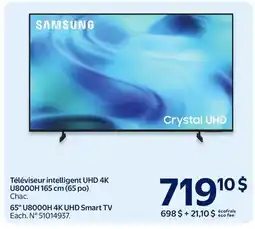 Walmart 65 U8000H 4K UHD Smart TV offer