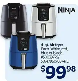Walmart Ninja 4-qt. air fryer offer