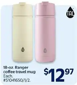 Walmart TAL ranger coffee travel mug offer