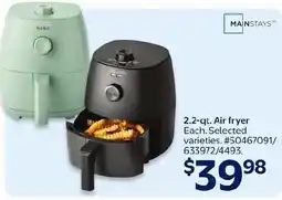 Walmart Mainstays air fryer offer