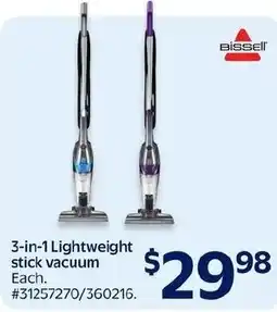 Walmart Bissell 3-in-1 Lightweight stick vacuum offer
