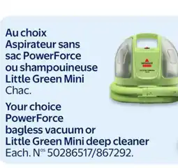Walmart Bissell PowerForce bagless vacuum offer