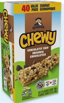 Walmart Quaker Chewy grande bars value pack offer