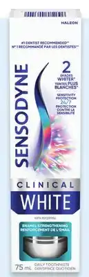 Walmart Sensodyne Clinical White Enamel Strengthening or Stain Protector toothpaste offer