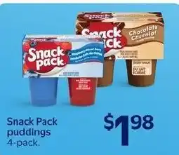 Walmart Snack Pack puddings offer