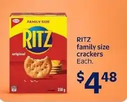Walmart Ritz family size crackers offer