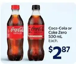 Walmart Coca-Cola or Coke Zero offer