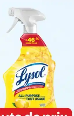 Walmart Lysol all-purpose cleaner 950 mL or disinfecting wipes 75s offer