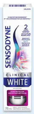 Walmart Sensodyne Clinical White Enamel strengthening or Stain Protector toothpaste offer