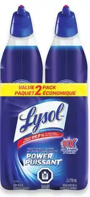 Walmart Lysol toilet bowl cleaner 2-pack offer