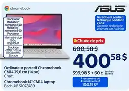 Walmart Chromebook 14° CM14 laptop offer