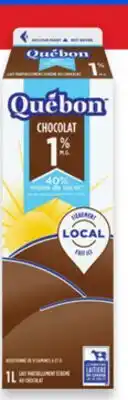 Walmart Québon chocolate milk offer