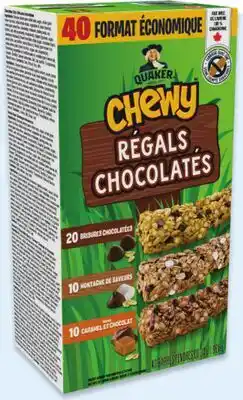 Walmart Quaker Chewy Granola Bars Value Pack offer