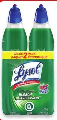 Walmart Lysol Toilet bowl cleaner 2-pack offer