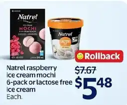 Walmart Natrel raspberry ice cream mochi offer