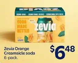Walmart Zevia Orange Creamsicle soda offer